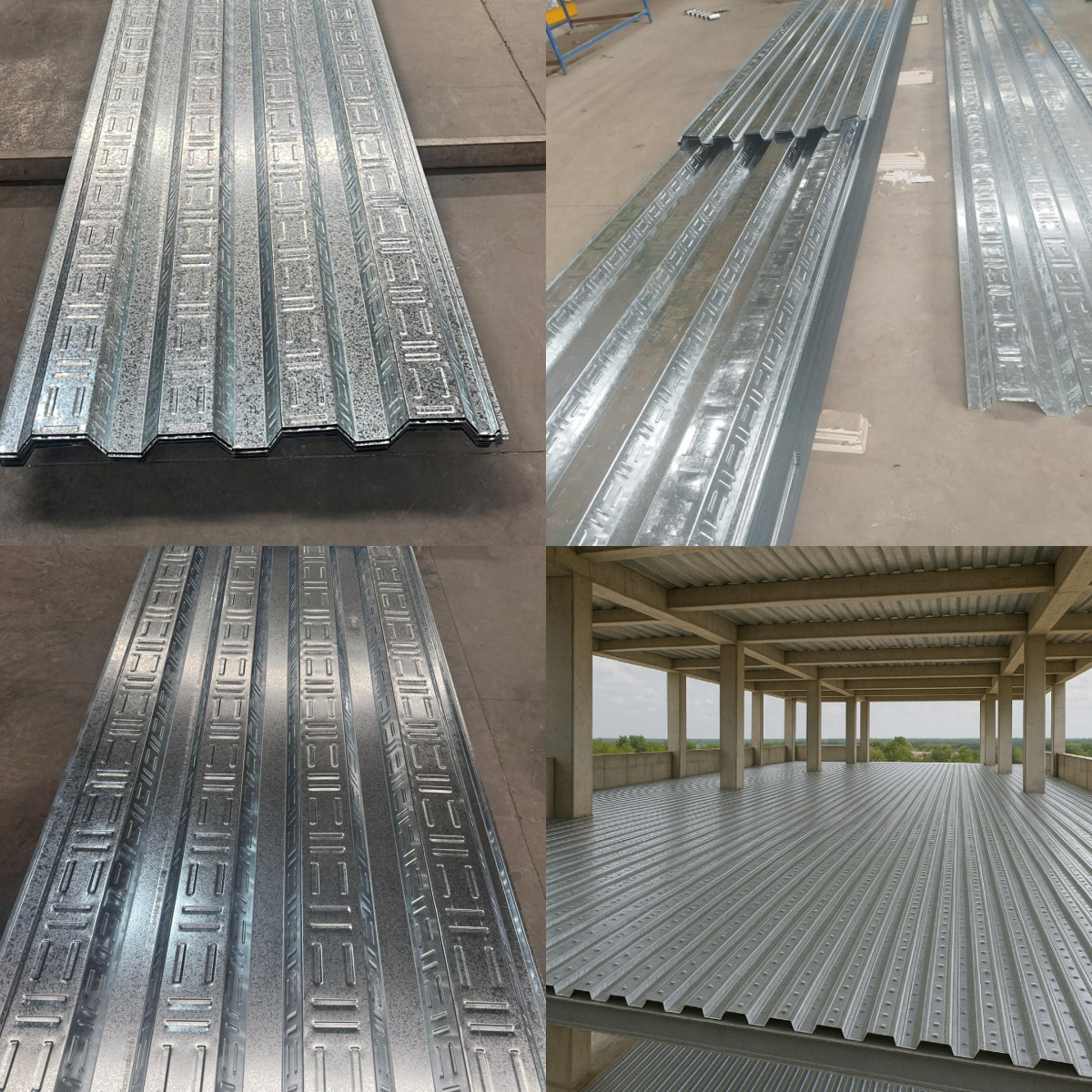 detalle de instalaciones sanitarias en losa colaborante