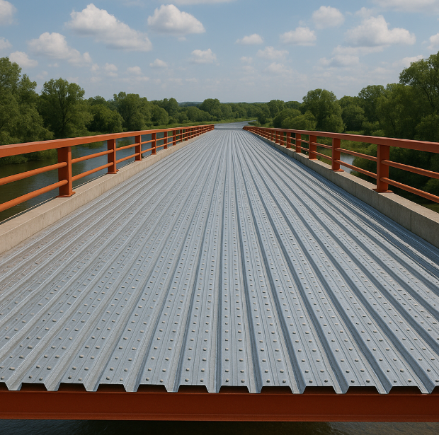 que acero se usa para las placas colaborantes